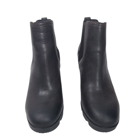 Sorel Joan Uptown Chelsea Boot Blackened Brown Sz 8 - Picture 3 of 11